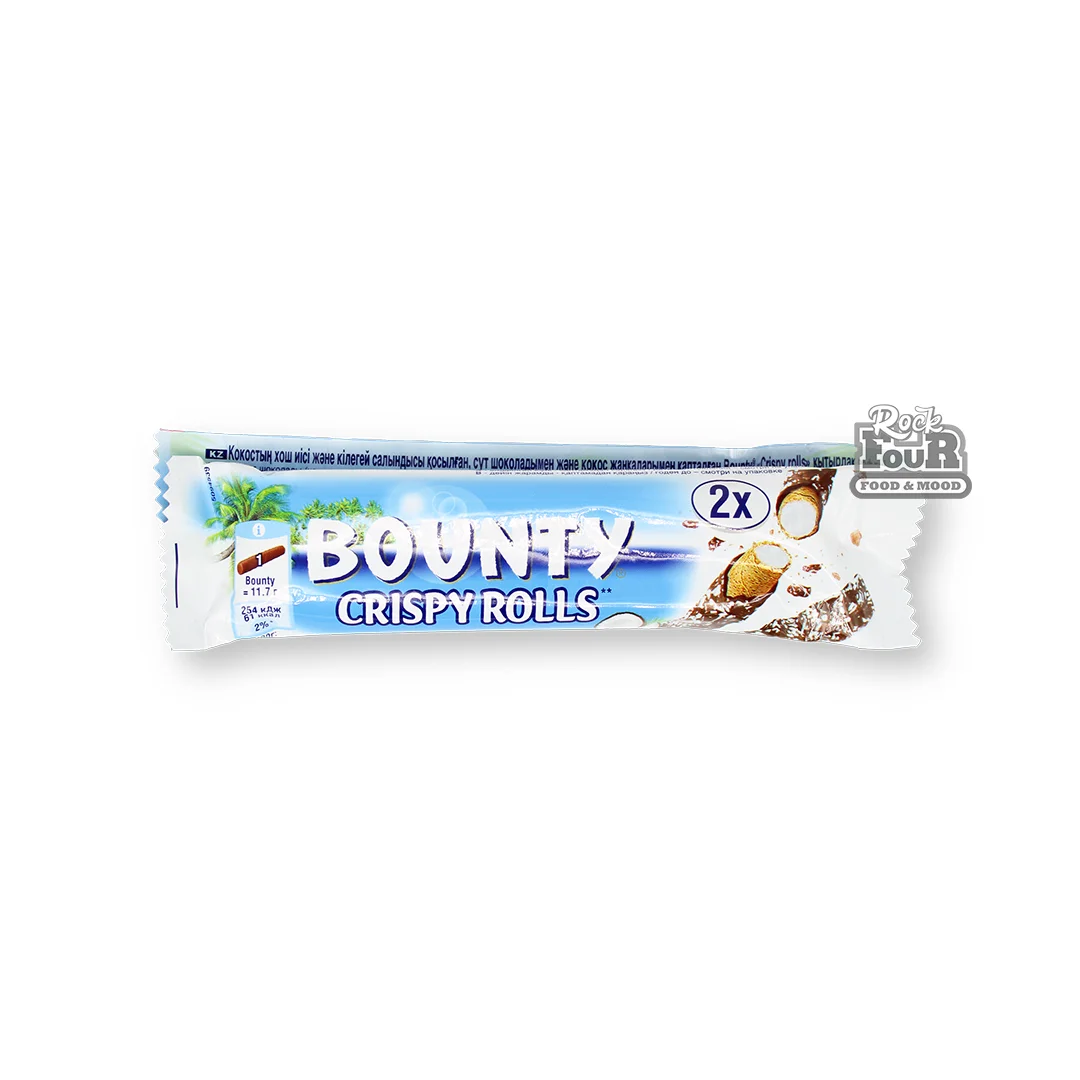 Waffle rolls "Bounty" chocolate-coated 23.4g
